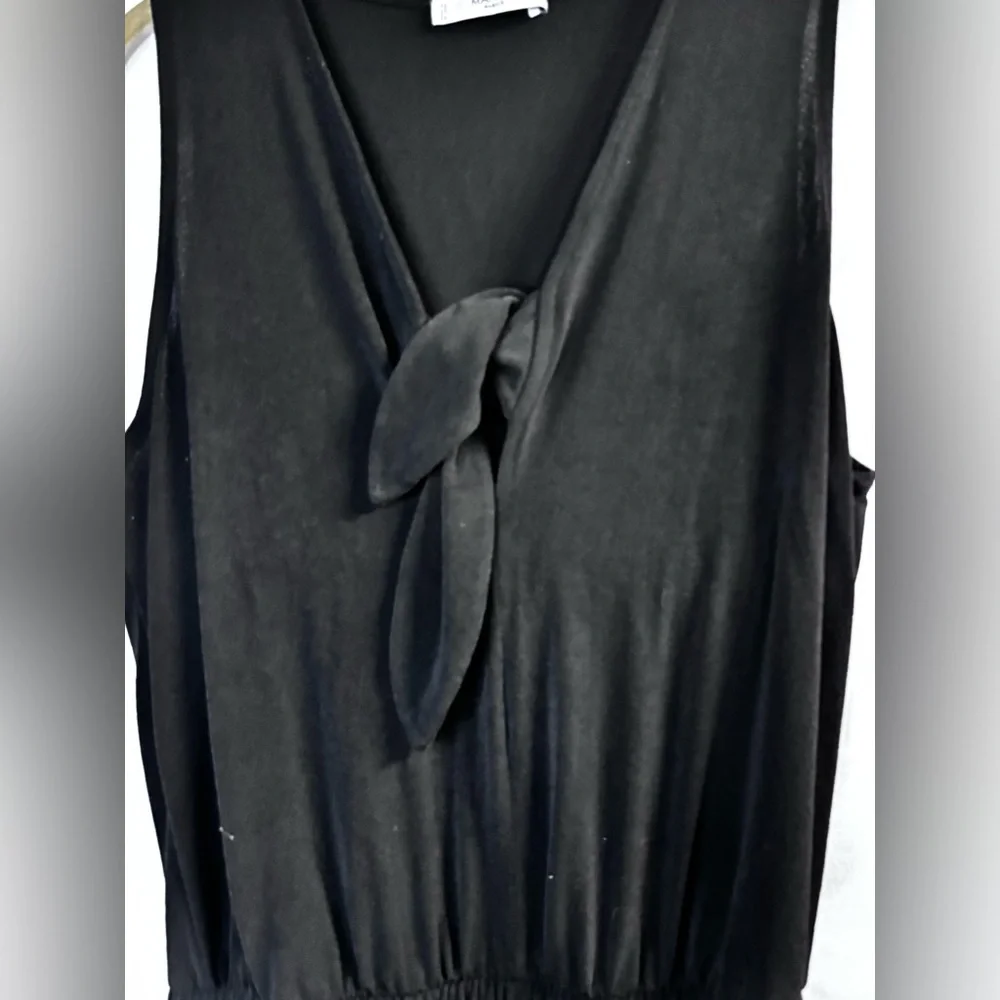 Mango Black‎ Sleeveless Jumpsuit